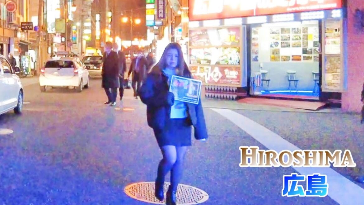 【4K JAPAN Walk】Hiroshima Walk　広島散歩　本通り商店街・流川・薬研堀を散歩します　【広島散歩】2022/12/15