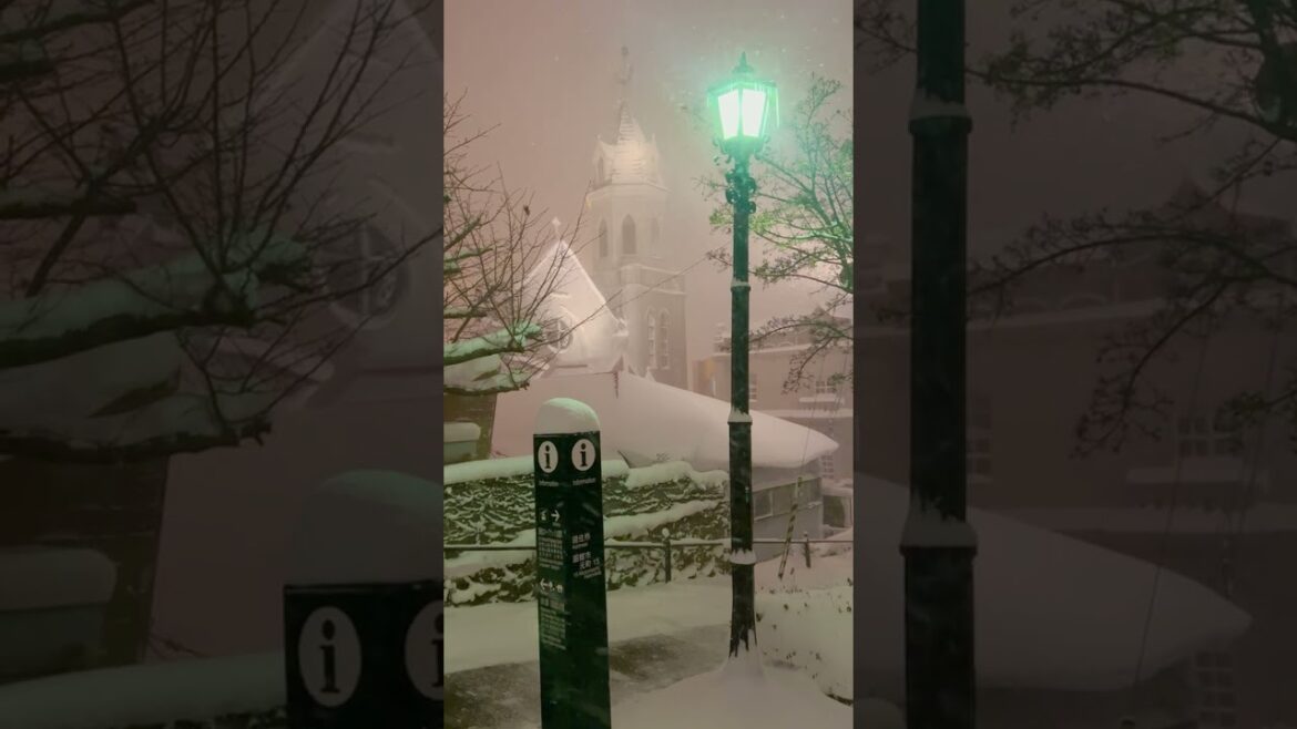 北海道 函館 カトリック元町教会の鐘の音 2022/12/15