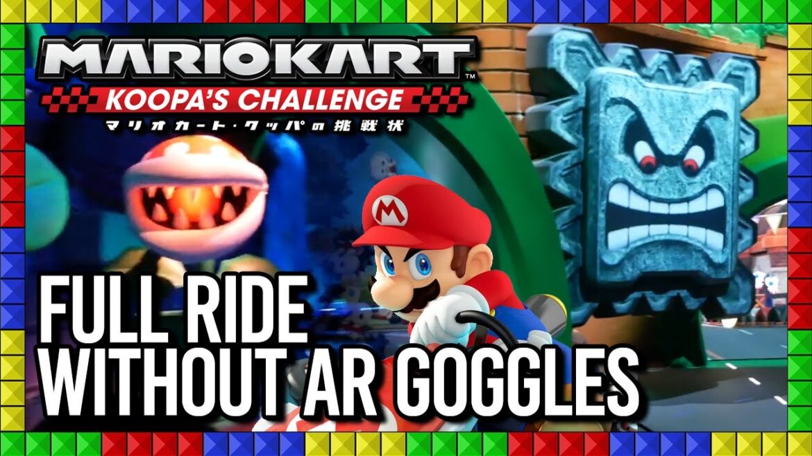 Mario Kart: Koopa's Challenge Without AR Glasses - Universal Studios Japan