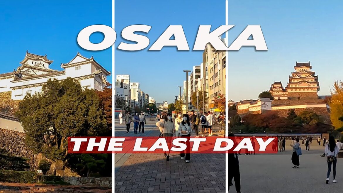 Last Day of Travel Through Osaka | Himeji Castle