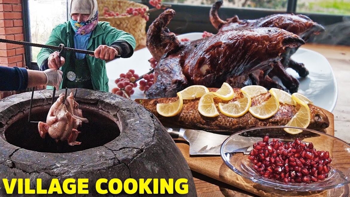Unique Village Food, Wilderness Cooking, Lankaran | Chicken Levengi | Traditional Food of Azerbaijan