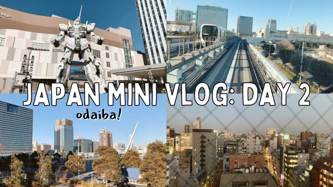 Tokyo Day 2 | Day Trip to Odaiba | Japan Mini Vlogs (4K)
