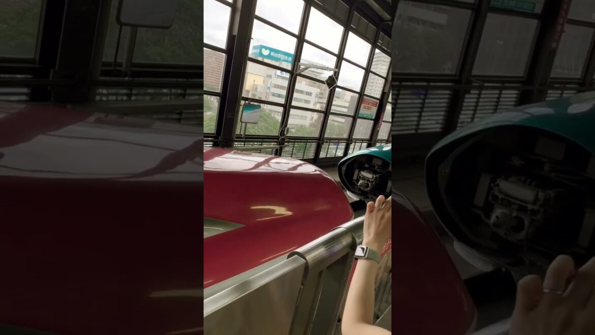 Hayabusa and Super Komachi Shinkansens Coupling Fastest train | Japanese Bullet train Ultra-Fast Hayabusa and Super Komachi Shinkansens Coupling Fastest train | Japanese Bullet train Ultra-Fast