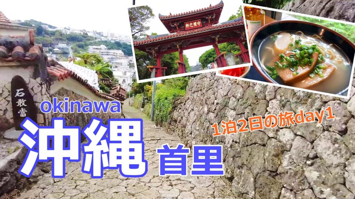 【沖縄旅行vlog】1泊２日でもこんなに回れる♪part2　壺屋やちむん通り｜首里［沖縄の旅day1］