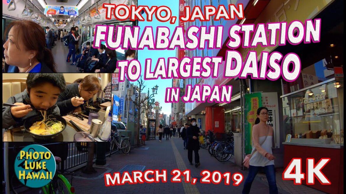 Funabashi Station to Largest Daiso in Japan 3/21/2019
