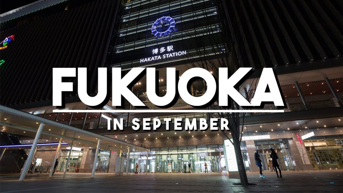 FUKUOKA in September | Typhoon Nanamadol | Travel VLOG | Hakata | Ainoshima | Office worker's Tour