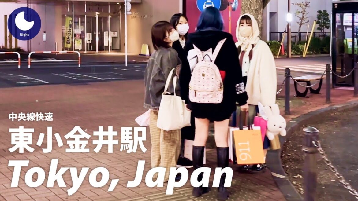 ⁴ᴷ 🇯🇵 Japan: Higashi Koganei Station, Tokyo / Chuo Line (Rapid) : Walking Tour (December, 2022)