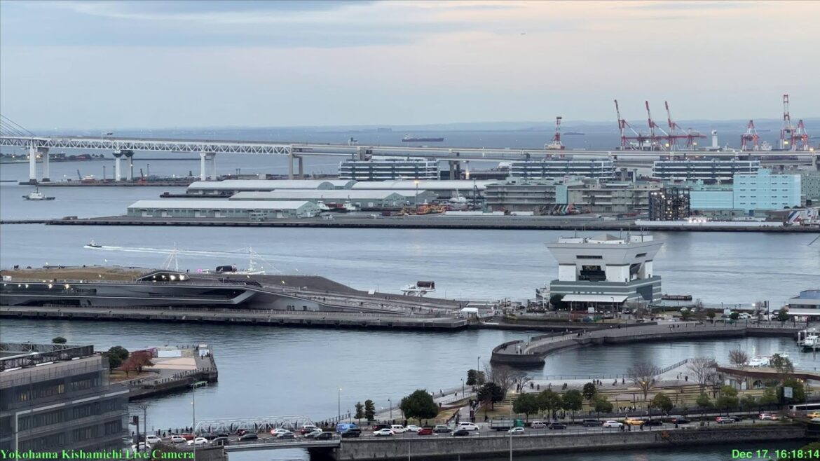 🔴Live Cam Yokohama Japan /横浜汽車道ライブカメラ 大さん橋 :17 Dec 2022 🔴Live Cam Yokohama Japan /横浜汽車道ライブカメラ 大さん橋 :17 Dec 2022