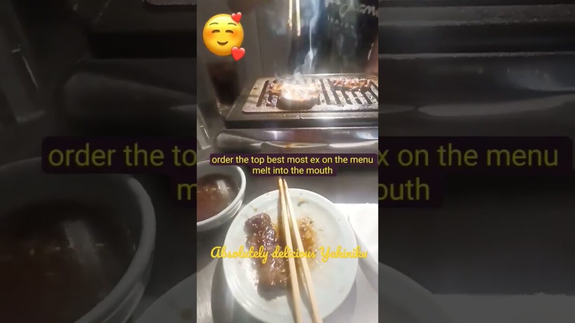 WE ATE ONE OF THE "POPULAR YAKINIKU" (WAGYU/ KOBE BEEF RESTAURANT IN OSAKA)