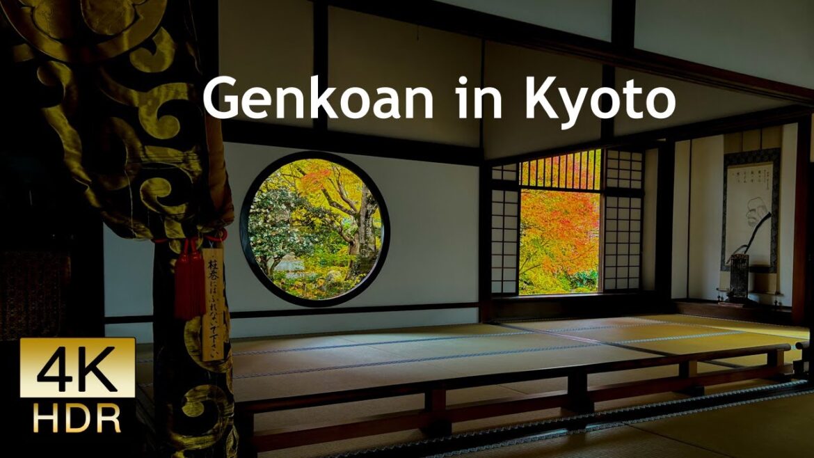Genkoan temple in Kyoto, Japan #ASMR #4K #HDR Genkoan temple in Kyoto, Japan #ASMR #4K #HDR