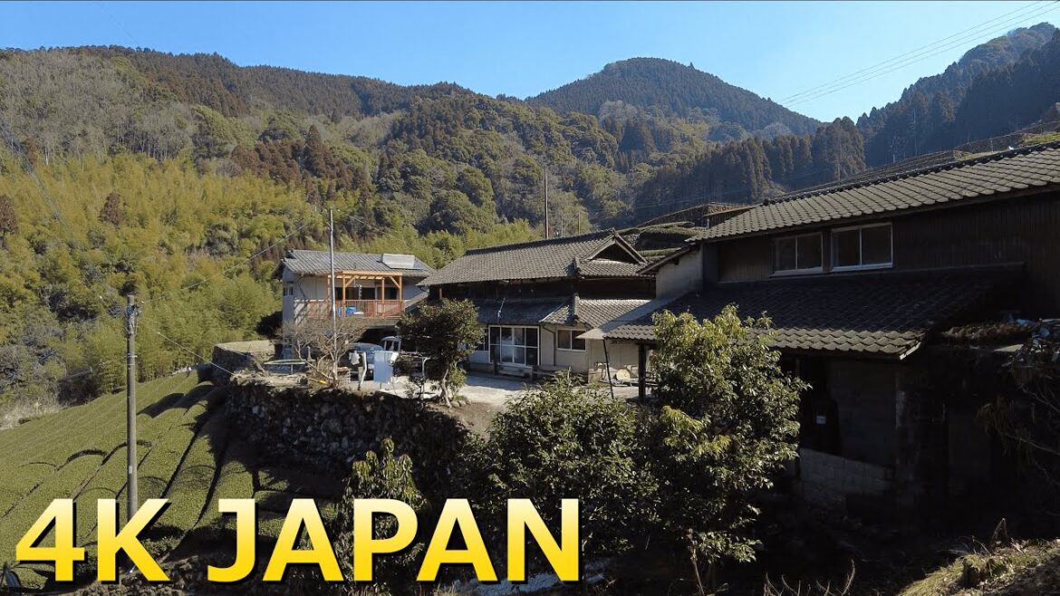 【4K Japan】Yame City in Fukuoka Prefecture | A Marginal Village in the Mountains