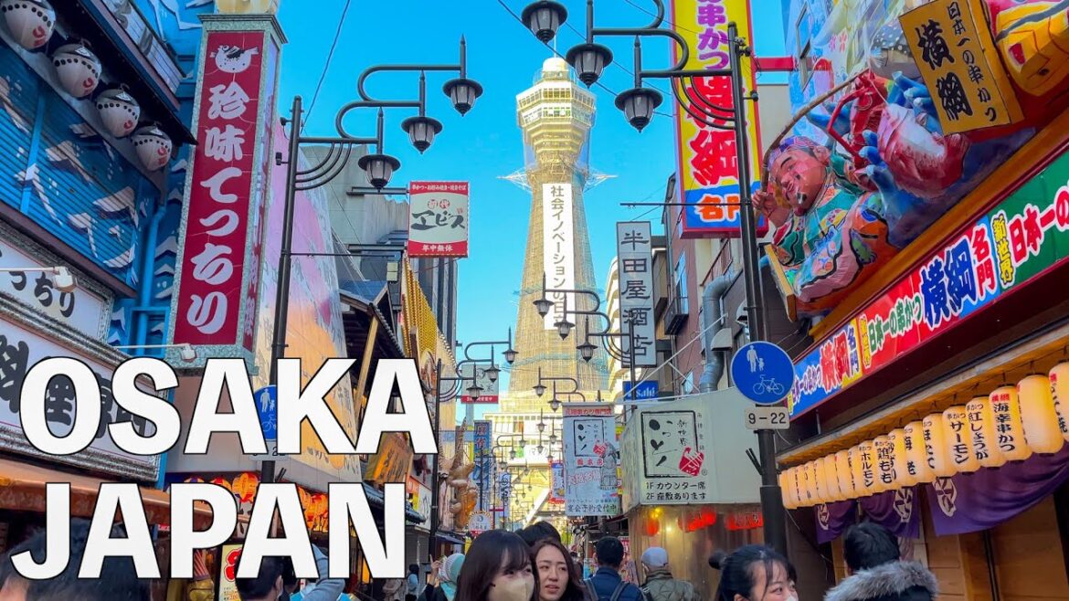【4K】Osaka, From Tennoji to Shinsekai Walking Tour | Japan, 2022
