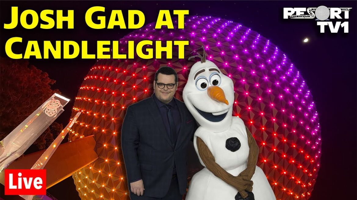 🔴Live: Epcot Candlelight Processional with Josh Gad (Olaf) - Walt Disney World Live Stream