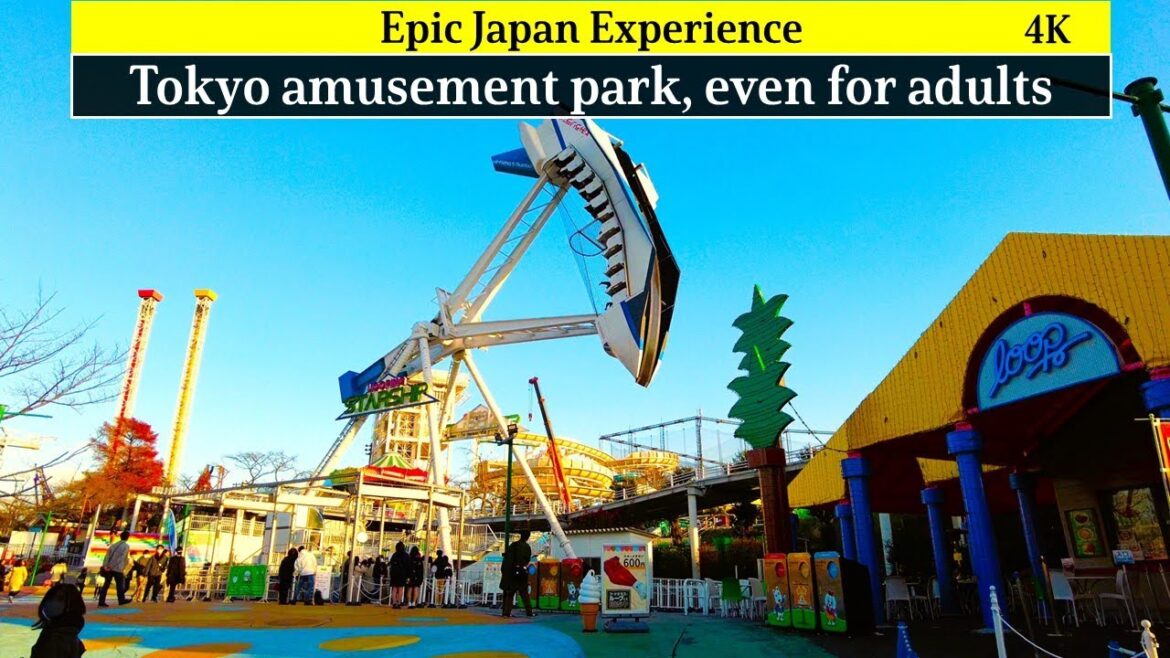 Japan, Tokyo travel. Amusment park tourists don’t know, but should go!
