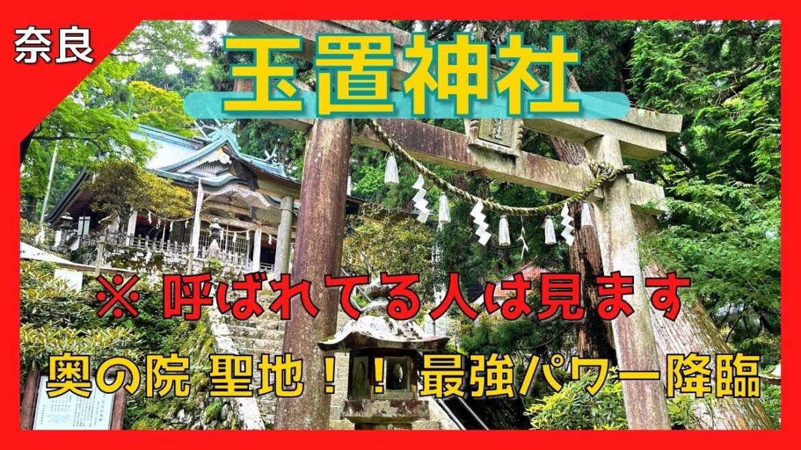 【 玉置神社（奈良県 吉野郡 十津川村）】この動画を見た人は次々と幸運が訪れ始めます！！超強力パワースポット⚠️神様に呼ばれないと辿りつけない神社【Tamaki Shrine Nara Japan】