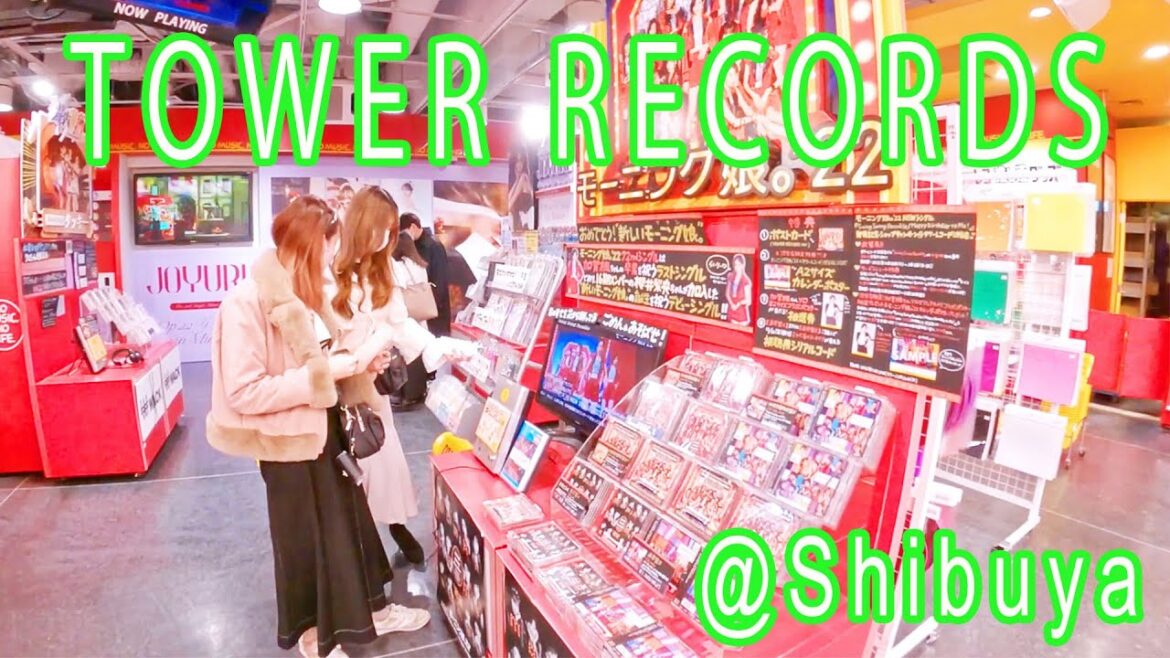 Tower Records Shibuya Store【GoPro】 タワーレコード 渋谷店　タワレコ渋谷　ドラマ「サイレント」で話題！