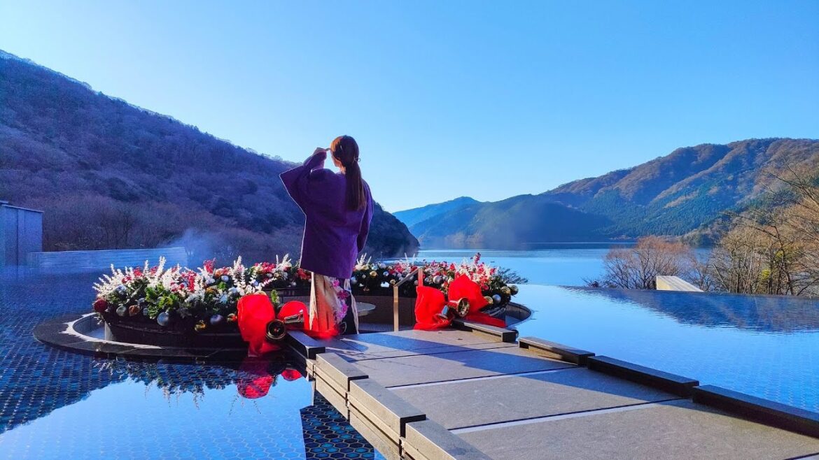 Japan's Famous Hot Spring/Hakone👘Onsen Ryokan with Panoramic View of Lake Ashi/ Ashinoko Hanaori Japan's Famous Hot Spring/Hakone👘Onsen Ryokan with Panoramic View of Lake Ashi/ Ashinoko Hanaori