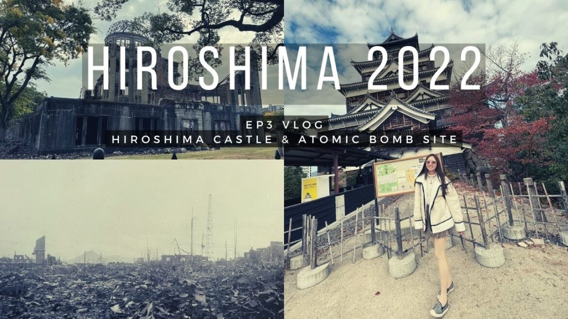 Visiting the Hiroshima Castle and Atomic Bomb Site & Memorial Museum [Kyushu 2022 Vlog EP 3]