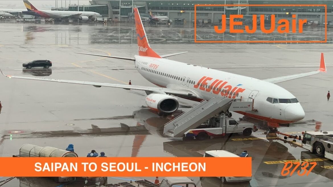 JEJU AIR - ECONOMY | SAIPAN TO SEOUL INCHEON | B737 | LOUNGE ACCESS | TRIP REPORT