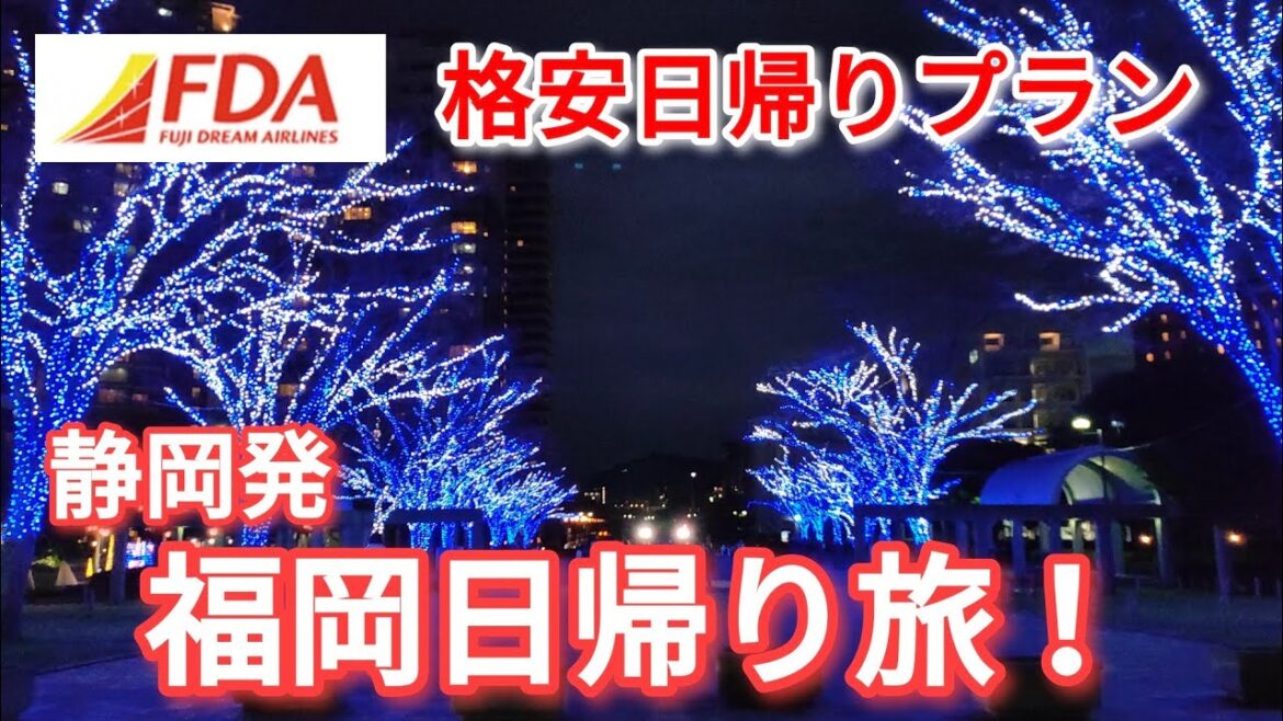 【静岡発】FDA格安日帰りプランで福岡日帰り旅！