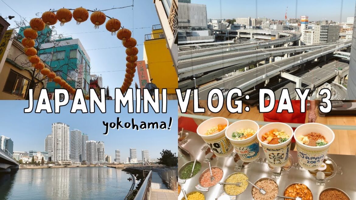 Tokyo Day 3 | Day Trip to Yokohama | Japan Mini Vlogs (4K)