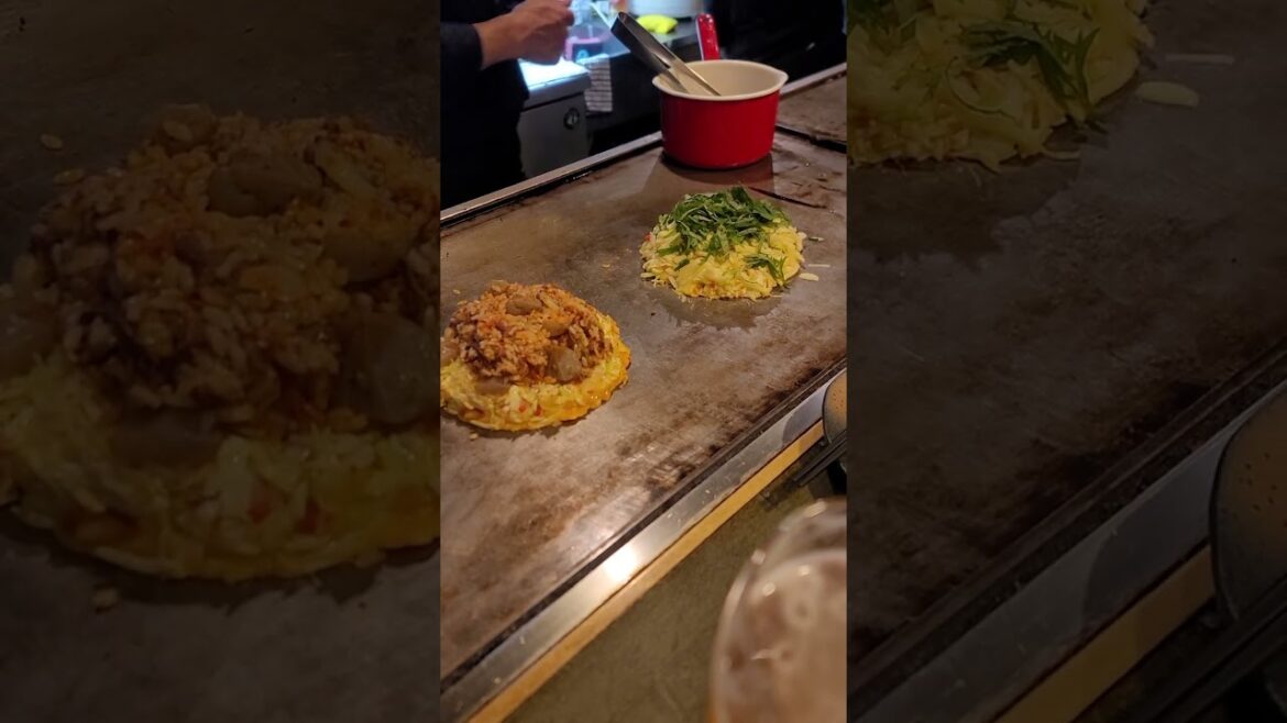 맛있는 오코노미야끼 (오사카 간사이 여행)