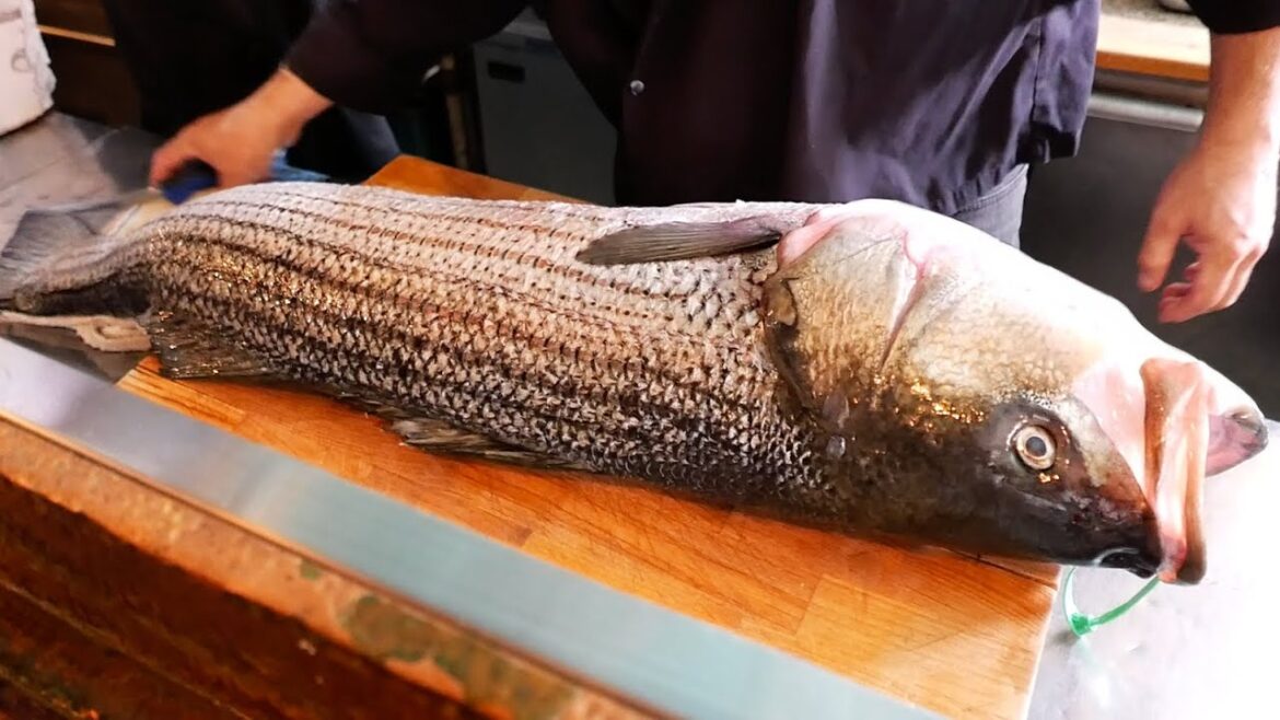 New York City Food - GIANT FISH WITH SPICY SEAFOOD Picante de Mariscos Palo Santo Brooklyn NYC