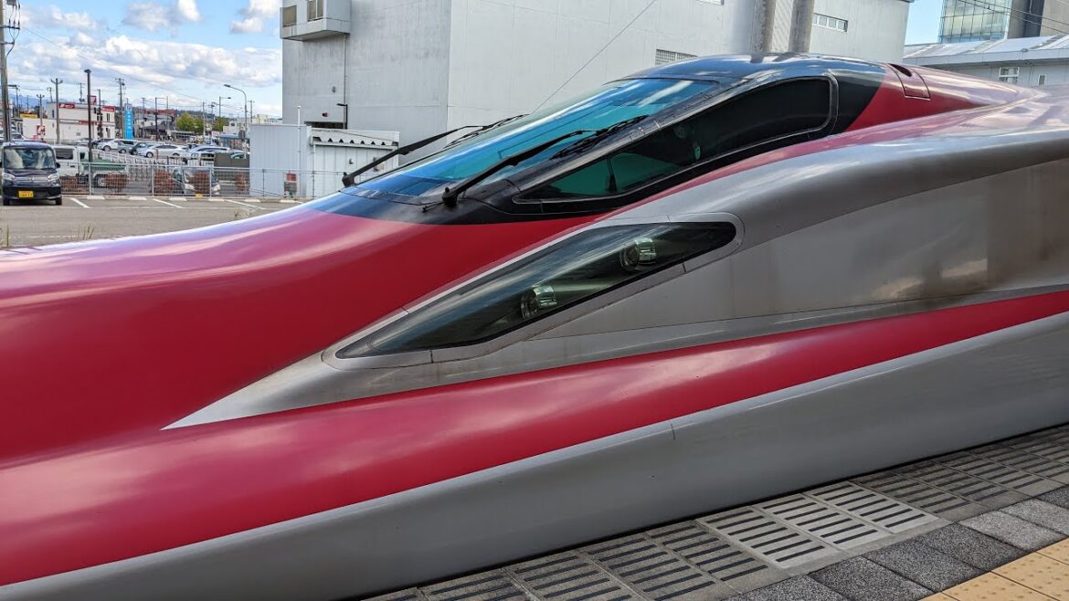 東北･秋田新幹線　はやぶさ･こまち28号東京行き　E6系17号車 盛岡→上野　側面展望　車窓　Akita Shinkansen Komachi No.28 Morioka→Ueno side view