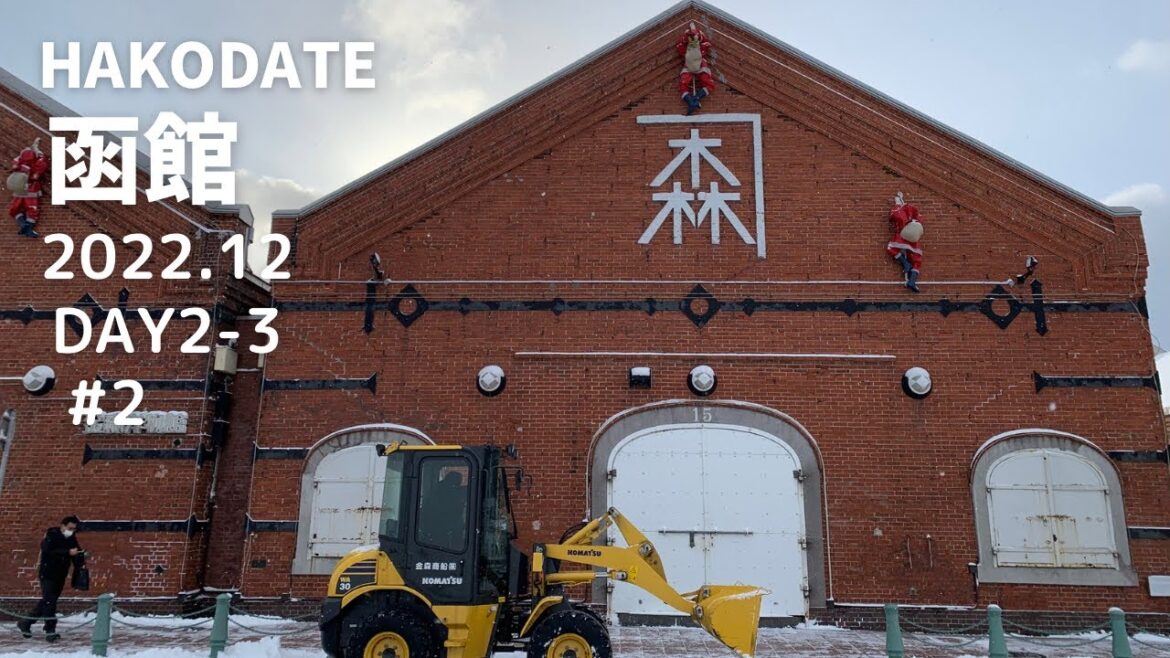 【函館】#2 函館3日間 DAY2-3｜雪の函館さんぽ｜すきやき お弁当｜六花亭