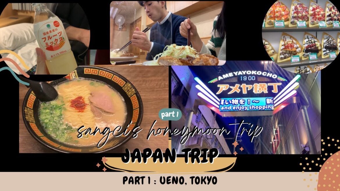 [Subtitle Indonesia] SANGCI's HONEYMOON TRIP - JAPAN TRIP (PART 1 : UENO, TOKYO)