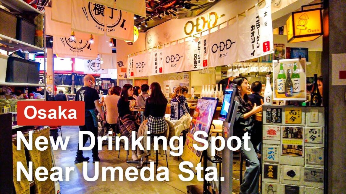 【Osaka 💖】Walk Japan – New Drinking Spot near Umeda & Osaka Station ASMR 【4K】오사카 โอซาก้า 【Osaka 💖】Walk Japan - New Drinking Spot near Umeda & Osaka Station ASMR 【4K】오사카 โอซาก้า