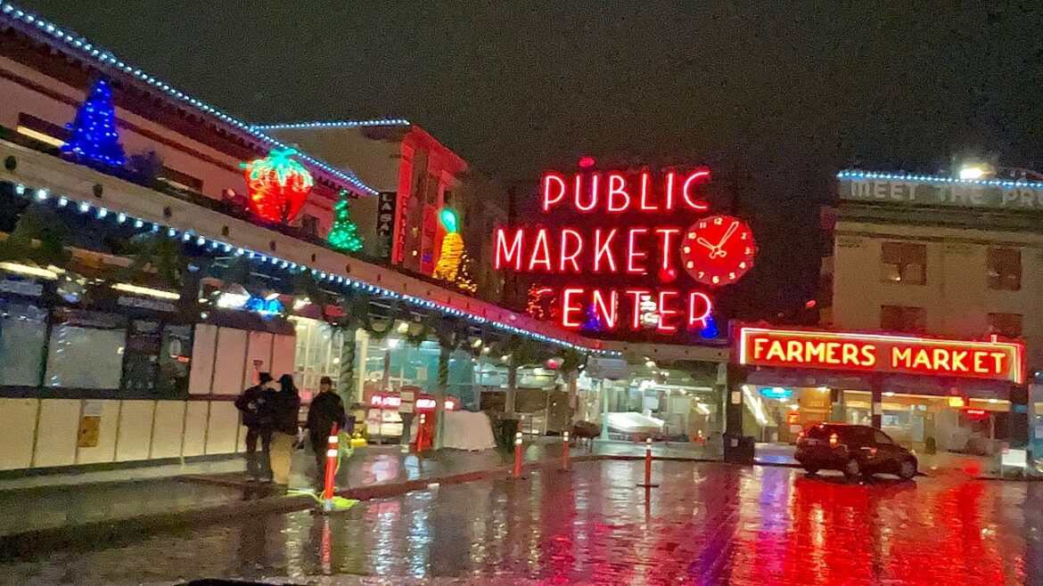 Downtown Seattle | Pike Place Market, Westlake and Pioneer Square | 4K
