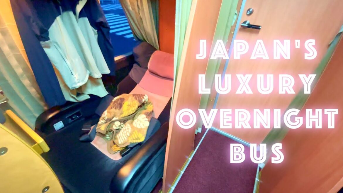 All Seat First Class Capsule Hotel Bus [Japan's Luxury Overnight Bus Travel] My Flora