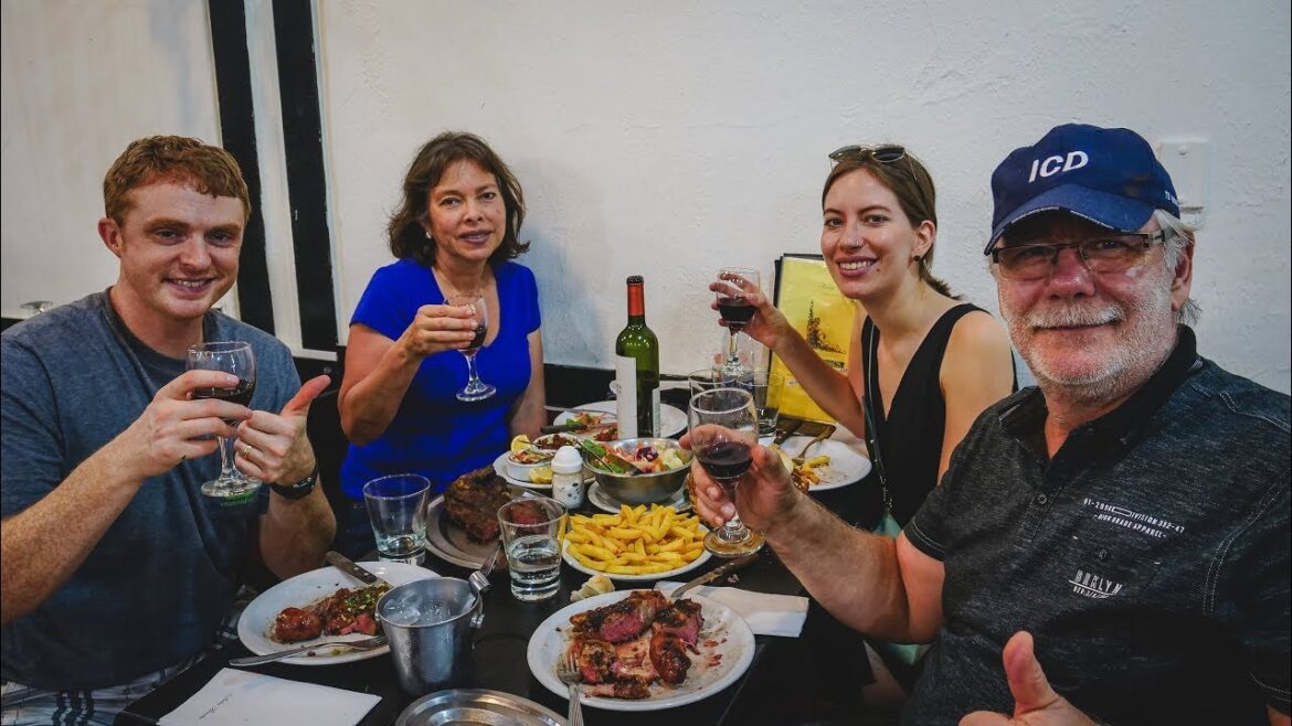 Comiendo una Rica Parrilla en Buenos Aires, Argentina