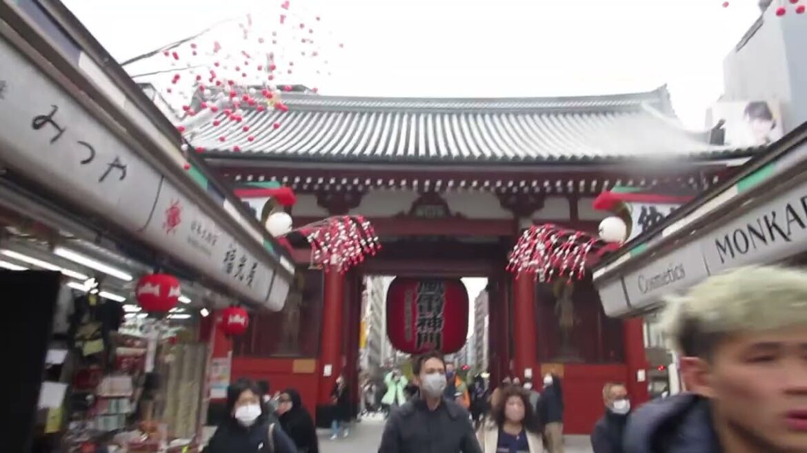 Asakusa visiit tour walking morring .....