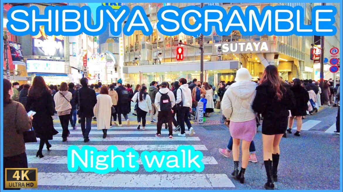 Shibuya walk 4K , Tokyo Japan