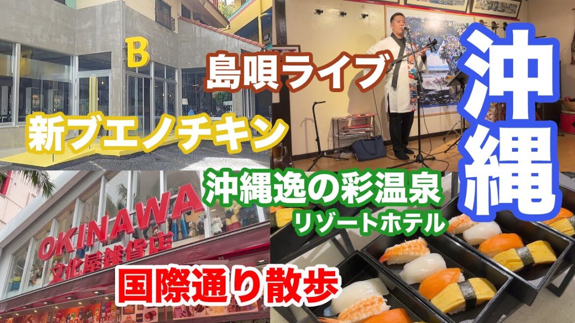 【沖縄 #3】新ブエノチキン・国際通り散歩・沖縄民謡居酒屋