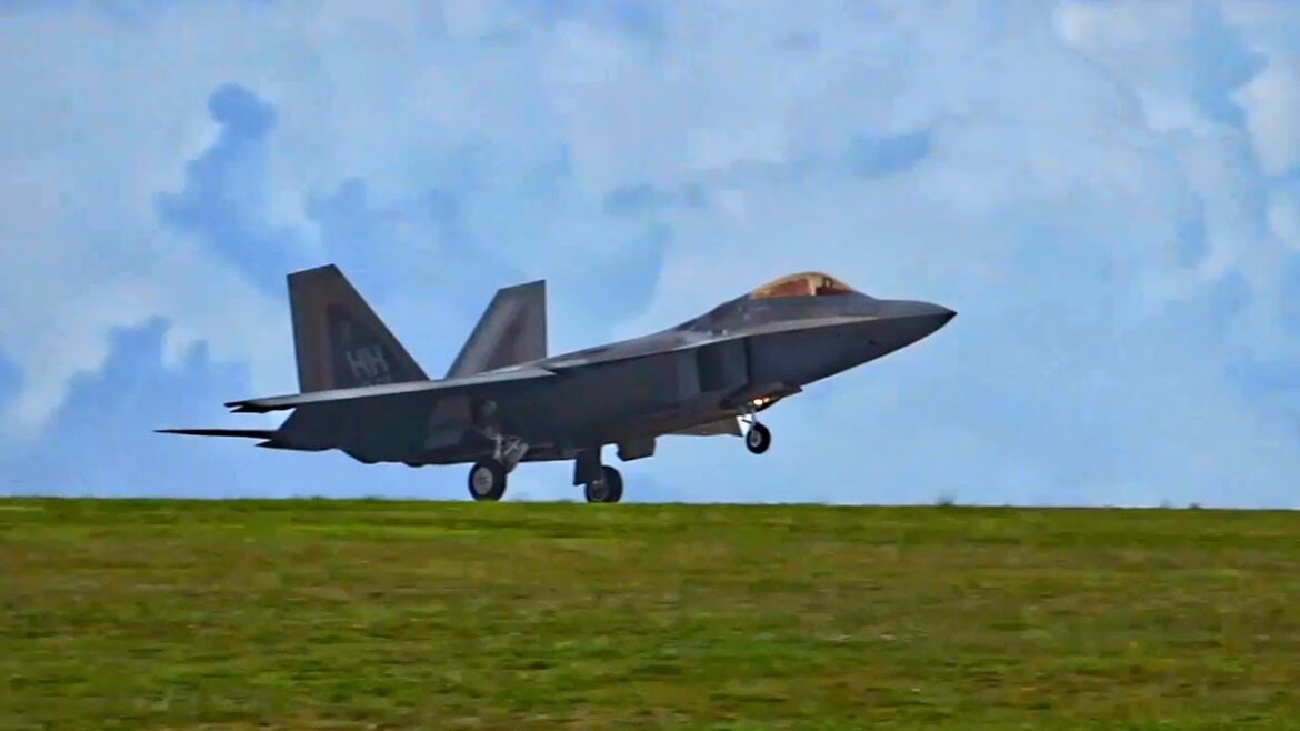 F-22 Raptors In Guam • Exercise Pacific Iron 2021