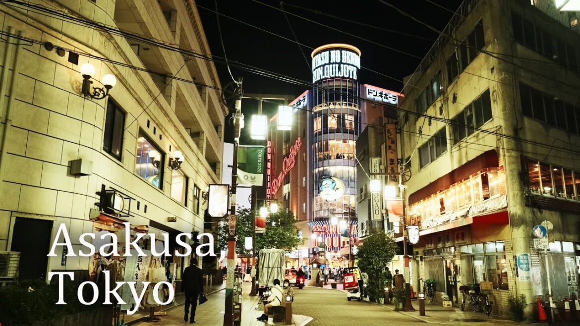 【4k Tokyo walking】Asakusa back Alleys / Fujifilm X-T4