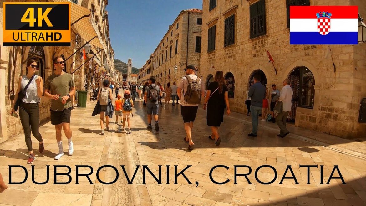 Dubrovnik Croatia 4K Walking Tour | Old Town