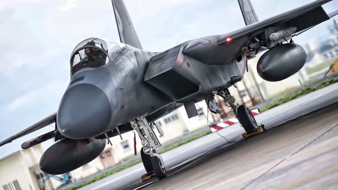 F-15 Eagle Pilots Make Ready For Flight Time • USAF F-15 Eagle Pilots Make Ready For Flight Time • USAF