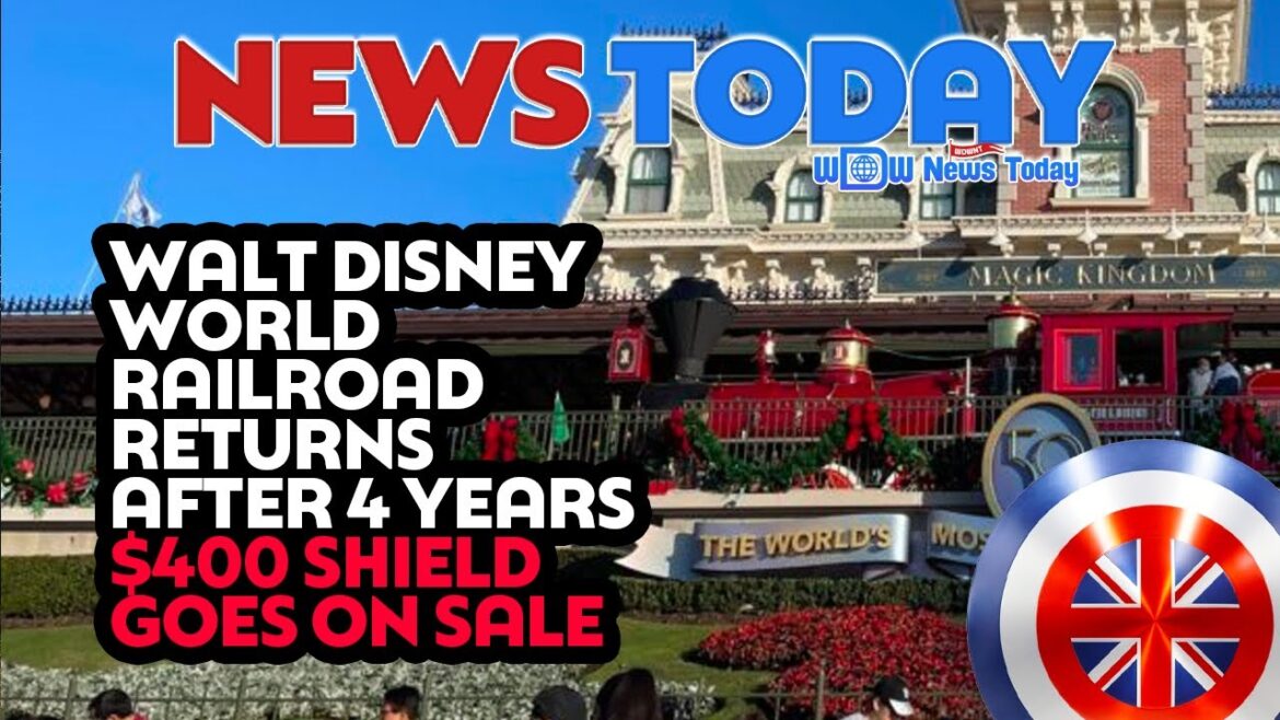 Walt Disney World Railroad Returns After 4 Years, $400 Shield Goes On Sale Walt Disney World Railroad Returns After 4 Years, $400 Shield Goes On Sale