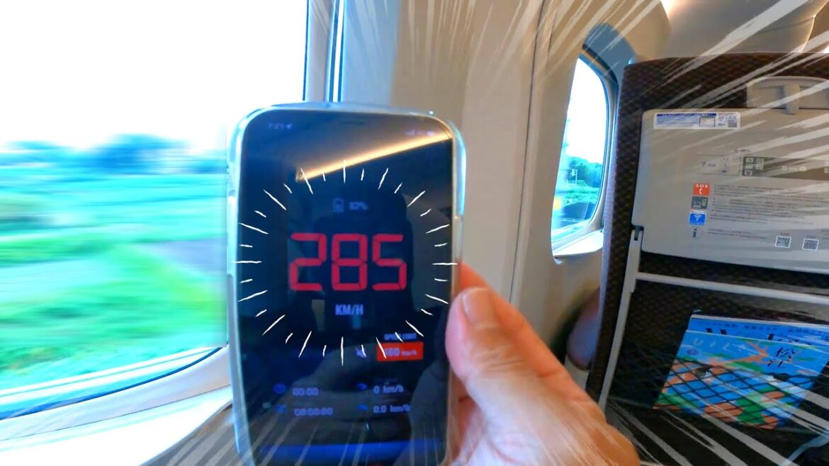 285Km/h! First class on new type of Bullet train from Tokyo to Atami 285Km/h! First class on new type of Bullet train from Tokyo to Atami
