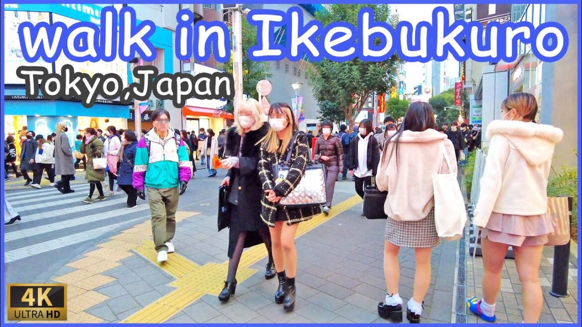 walk in IKEBUKURO - Tokyo walk 4K,Japan
