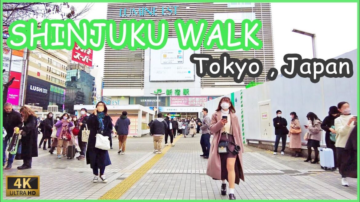 walk in Shinjuku - Tokyo walk 4K,Japan