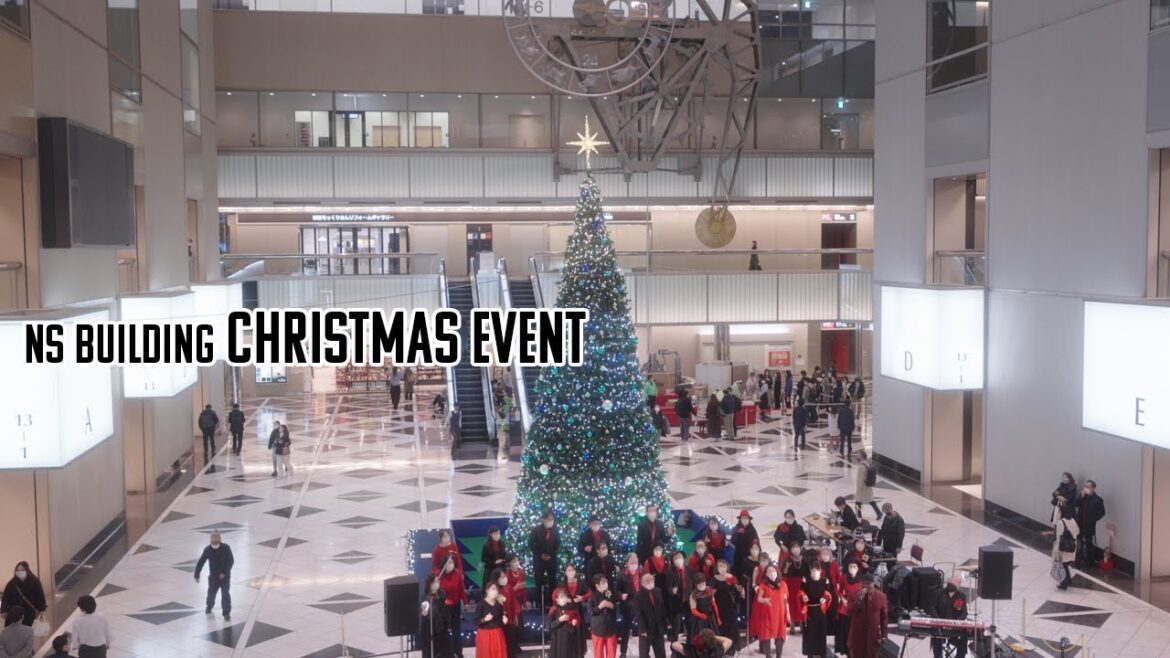 新宿NSビル | クリスマスソングイベント | Oh Happy Day [Sony FX30, FE20mm F1.8G]