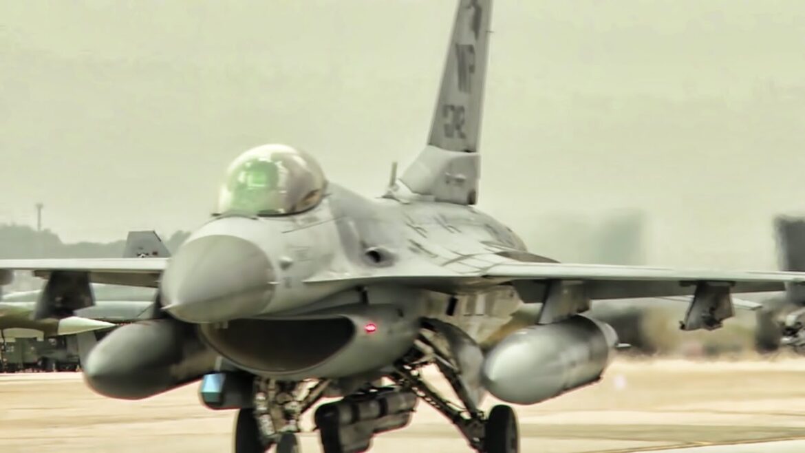 Max Thunder Aircraft Takeoff • Kunsan Air Base South Korea