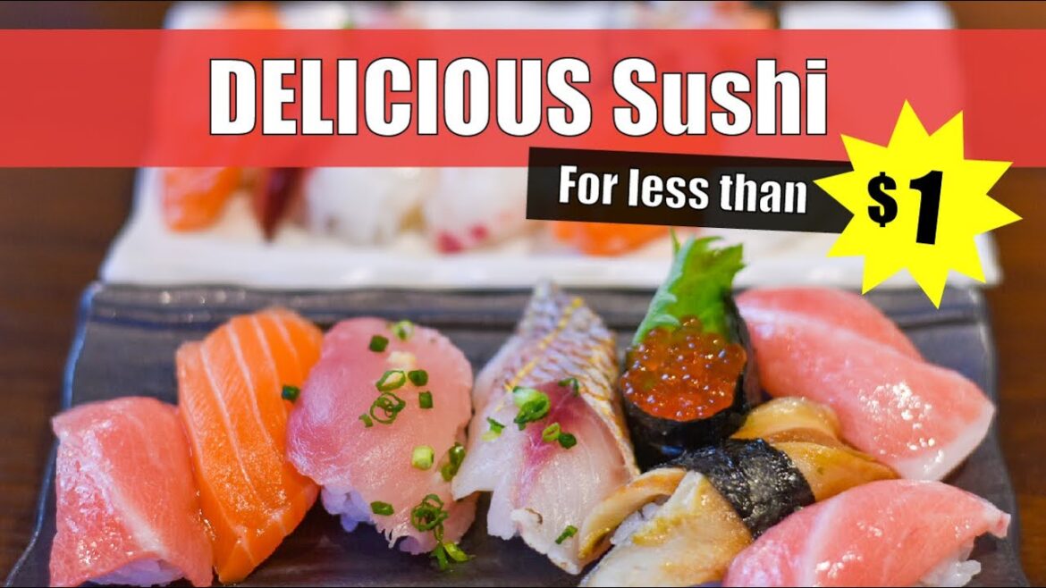 DELICIOUS Sushi in Japan for less than $1