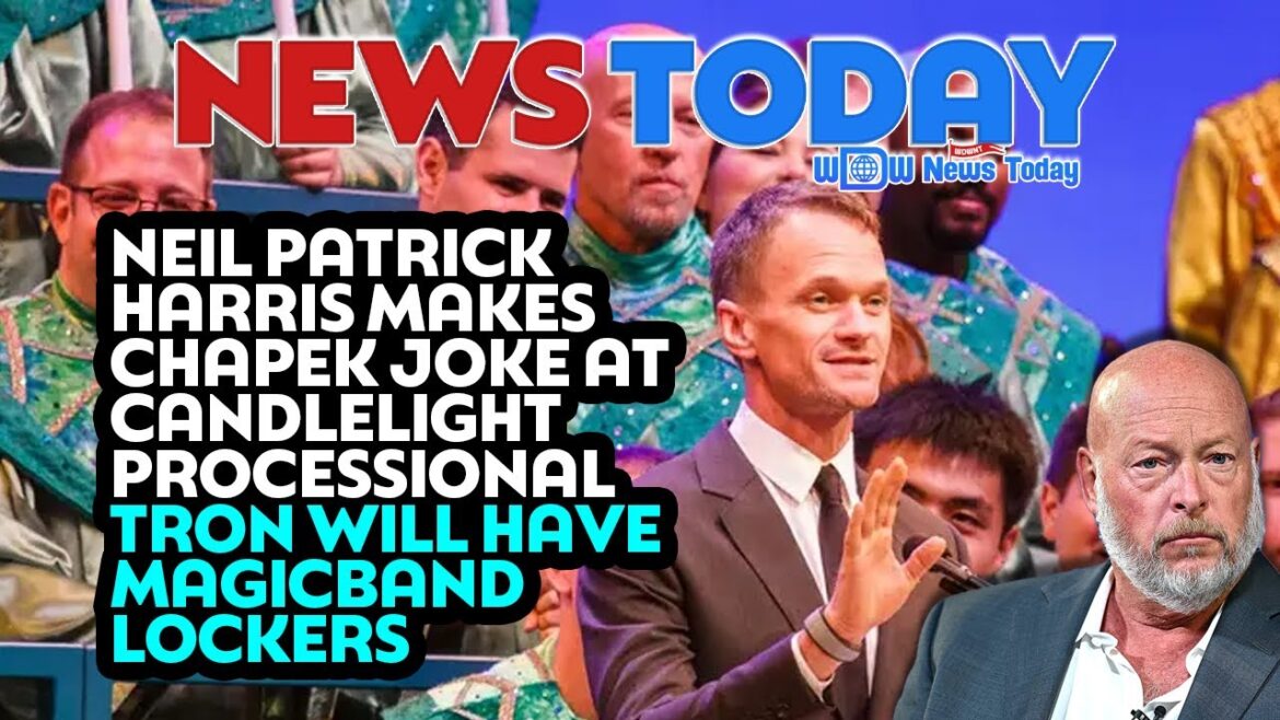 Neil Patrick Harris Makes Chapek Joke at Candlelight Processional, TRON Will Have MagicBand Lockers Neil Patrick Harris Makes Chapek Joke at Candlelight Processional, TRON Will Have MagicBand Lockers
