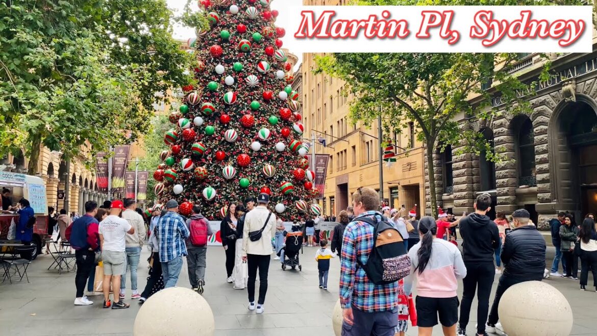 Walking tour from Martin Place to Pitt St Mall | Christmas in Sydney, Australia Dec 2022 Walking tour from Martin Place to Pitt St Mall | Christmas in Sydney, Australia Dec 2022